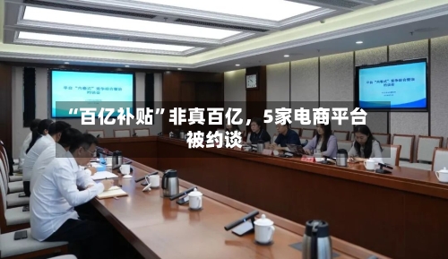 “百亿补贴	”非真百亿	，5家电商平台被约谈-第2张图片
