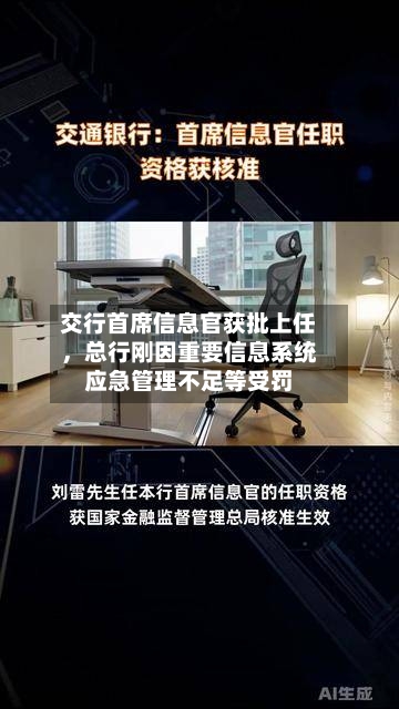 交行首席信息官获批上任，总行刚因重要信息系统应急管理不足等受罚