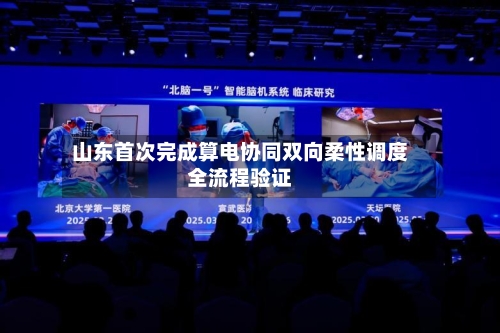 山东首次完成算电协同双向柔性调度全流程验证-第3张图片
