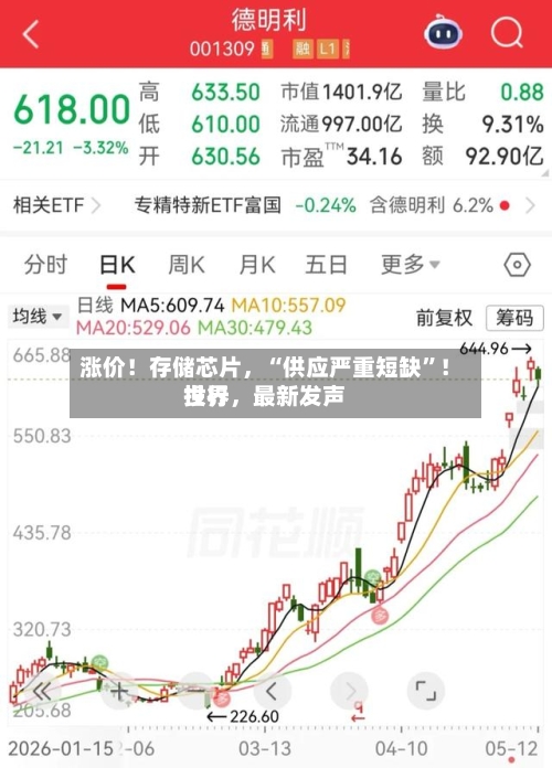 涨价！存储芯片	，“供应严重短缺	”！世界投行，最新发声-第2张图片