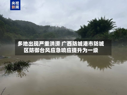 多地出现严重洪涝 广西防城港市防城区防御台风应急响应提升为一级-第2张图片