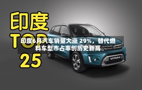 印度6月汽车销量大涨 29%，替代燃料车型市占率创历史新高-第2张图片